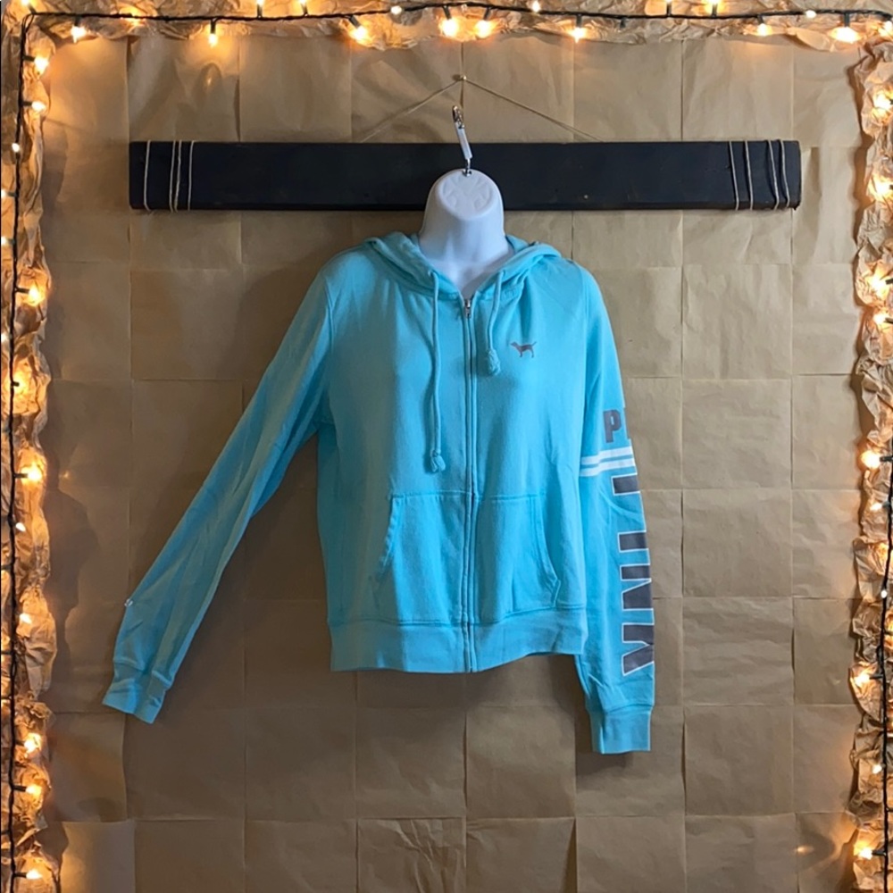 Blue Pink Brand Zip Up